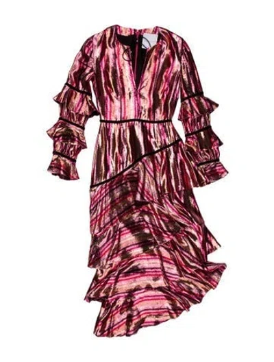Pre-owned Markarian Striped Long Dress