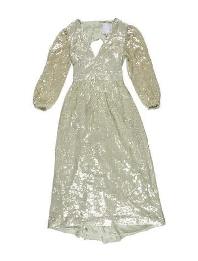 Pre-owned Markarian V-neck Long Dress