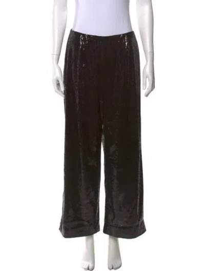Pre-owned Markarian Wide Leg Pants In Black