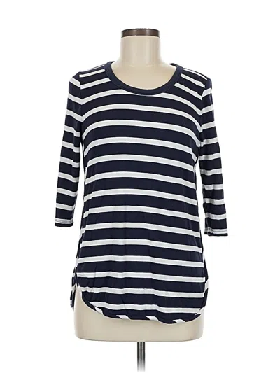 Pre-owned Market & Spruce 3/4 Sleeve T-shirt In Blue