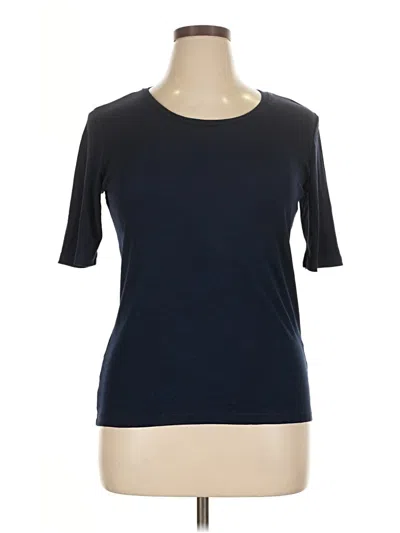 Market & Spruce 3/4 Sleeve T-shirt In Blue