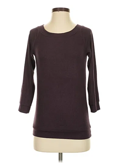 Pre-owned Market & Spruce 3/4 Sleeve T-shirt In Burgundy