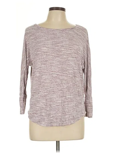 Pre-owned Market & Spruce 3/4 Sleeve T-shirt In Burgundy