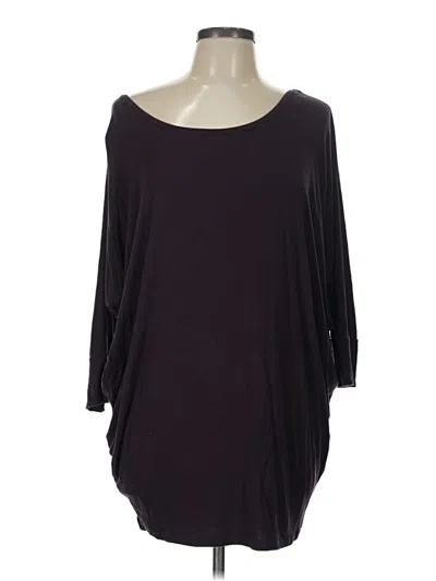 Pre-owned Market & Spruce 3/4 Sleeve T-shirt In Burgundy