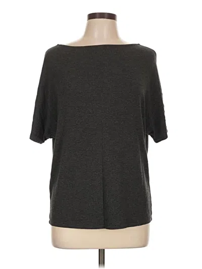 Pre-owned Market & Spruce 3/4 Sleeve T-shirt In Gray