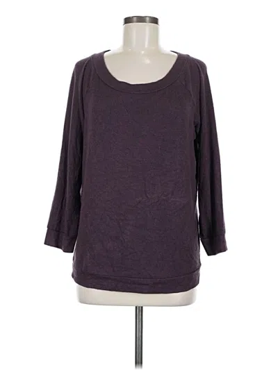 Pre-owned Market & Spruce 3/4 Sleeve T-shirt In Purple
