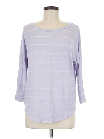 Pre-owned Market & Spruce 3/4 Sleeve T-shirt In Purple