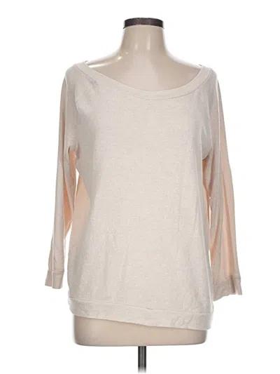 Pre-owned Market & Spruce 3/4 Sleeve T-shirt In Tan