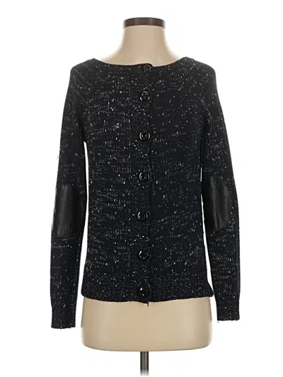 Pre-owned Market & Spruce Cardigan Sweater In Black