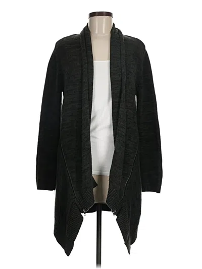 Pre-owned Market & Spruce Cardigan Sweater In Black