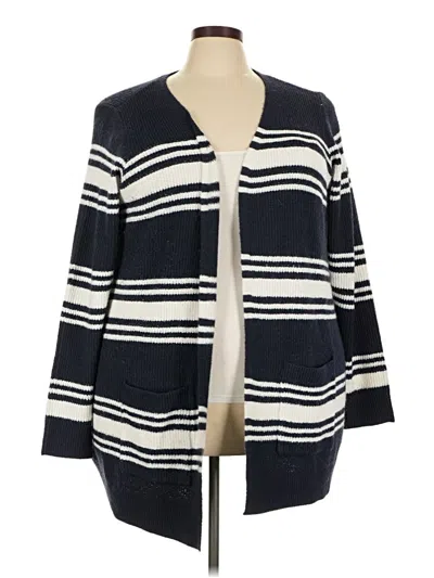 Pre-owned Market & Spruce Cardigan Sweater In Blue