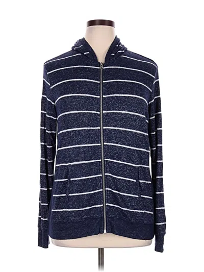 Pre-owned Market & Spruce Cardigan Sweater In Blue