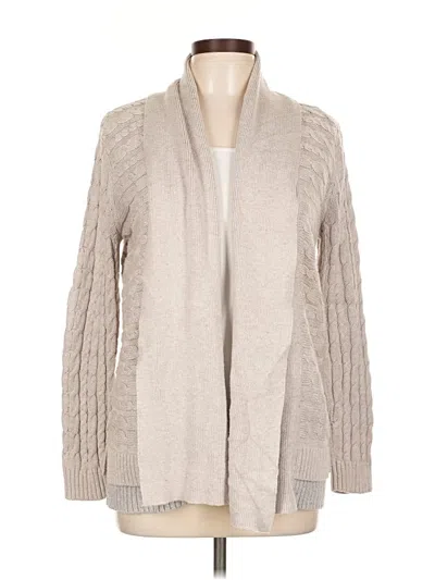 Pre-owned Market & Spruce Cardigan Sweater In Brown