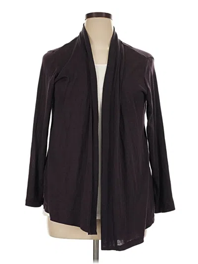Pre-owned Market & Spruce Cardigan Sweater In Brown