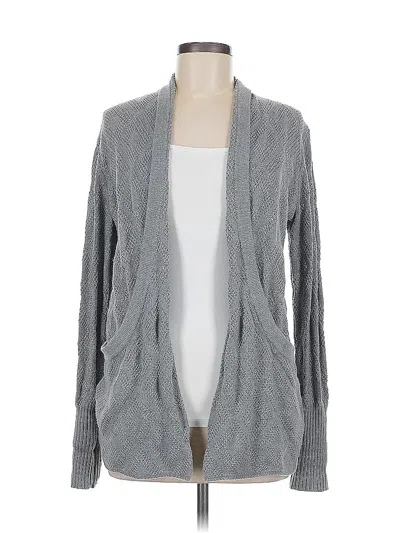 Pre-owned Market & Spruce Cardigan Sweater In Gray