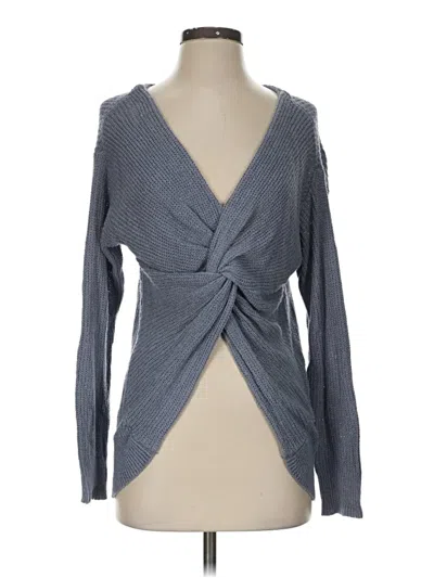 Pre-owned Market & Spruce Cardigan Sweater In Gray