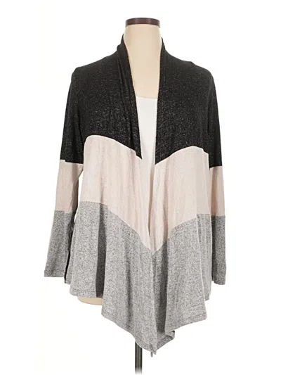 Pre-owned Market & Spruce Cardigan Sweater In Gray