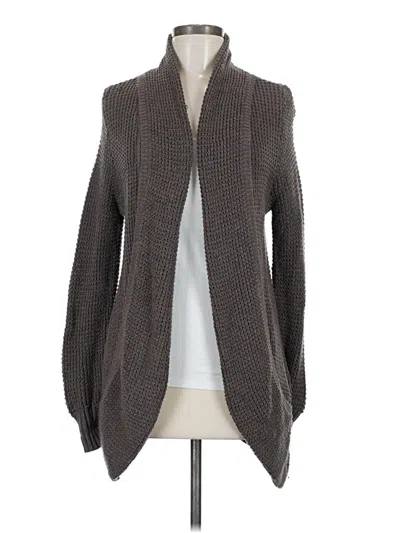 Pre-owned Market & Spruce Cardigan Sweater In Gray