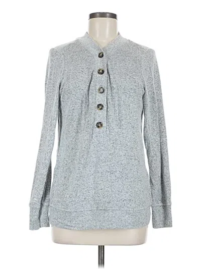 Pre-owned Market & Spruce Cardigan Sweater In Gray