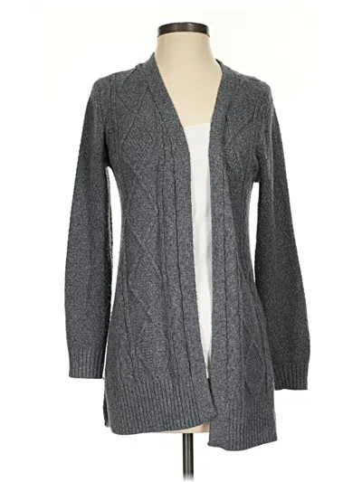 Pre-owned Market & Spruce Cardigan Sweater In Gray