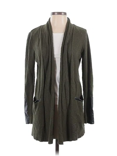 Pre-owned Market & Spruce Cardigan Sweater In Green