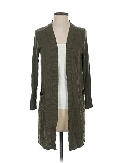 Pre-owned Market & Spruce Cardigan Sweater In Green