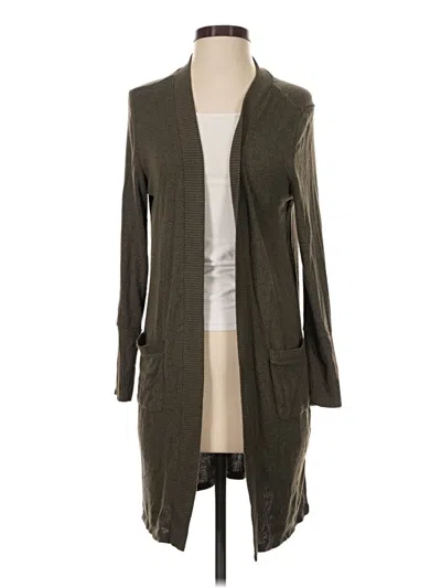 Pre-owned Market & Spruce Cardigan Sweater In Green