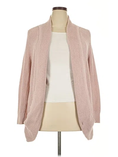 Pre-owned Market & Spruce Cardigan Sweater In Pink