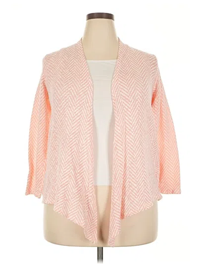 Pre-owned Market & Spruce Cardigan Sweater In Pink
