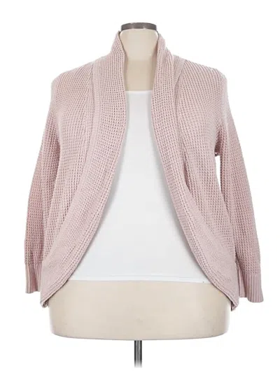Pre-owned Market & Spruce Cardigan Sweater In Pink