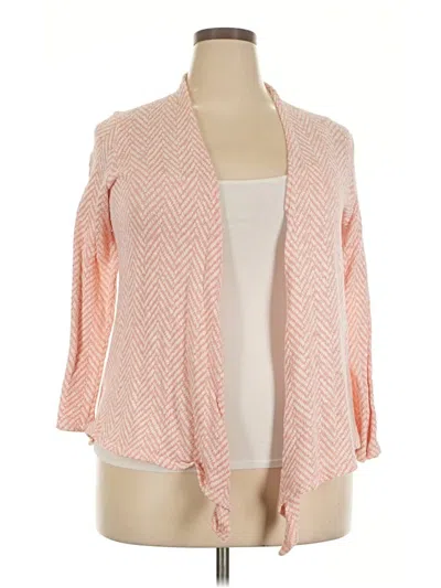 Pre-owned Market & Spruce Cardigan Sweater In Pink