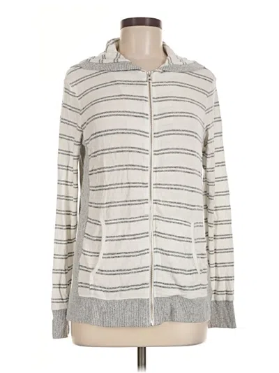 Pre-owned Market & Spruce Cardigan Sweater In Silver