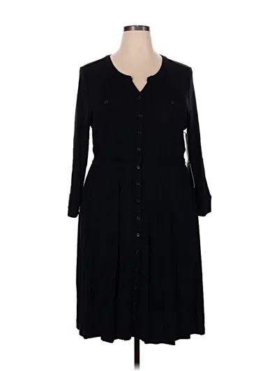 Market & Spruce Casual Dress In Black