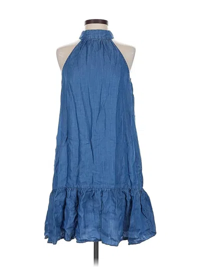 Pre-owned Market & Spruce Casual Dress In Blue