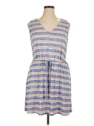 Pre-owned Market & Spruce Casual Dress In Blue