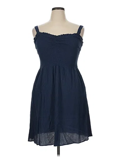 Market & Spruce Casual Dress In Blue