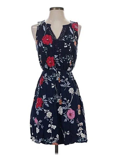 Pre-owned Market & Spruce Casual Dress In Blue