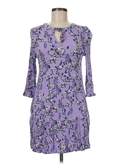 Pre-owned Market & Spruce Casual Dress In Purple