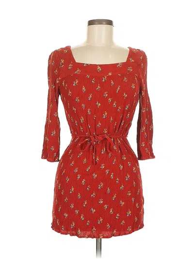 Pre-owned Market & Spruce Casual Dress In Red