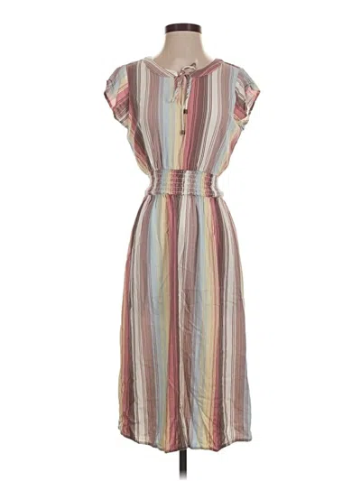 Pre-owned Market & Spruce Casual Dress In Tan