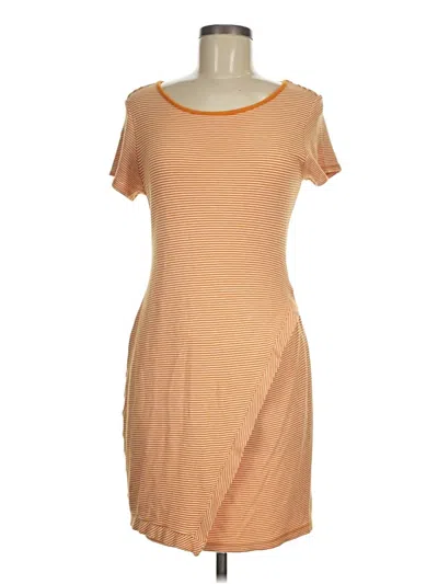 Pre-owned Market & Spruce Casual Dress In Tan