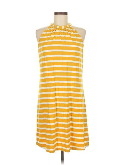 Pre-owned Market & Spruce Casual Dress In Yellow