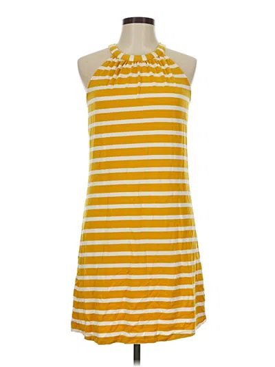 Pre-owned Market & Spruce Casual Dress In Yellow