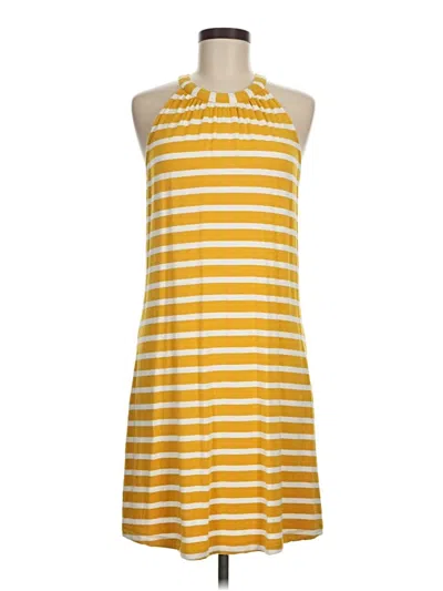 Pre-owned Market & Spruce Casual Dress In Yellow
