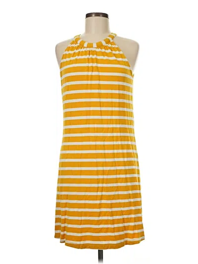 Pre-owned Market & Spruce Casual Dress In Yellow