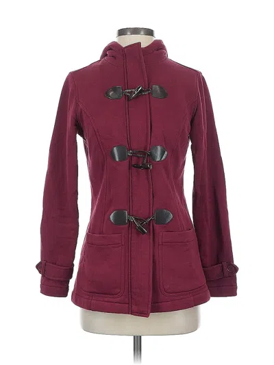 Pre-owned Market & Spruce Coat In Burgundy