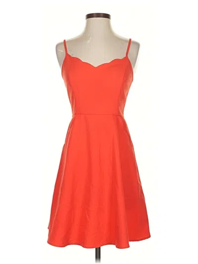 Pre-owned Market & Spruce Cocktail Dress In Orange