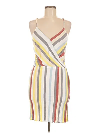 Pre-owned Market & Spruce Cocktail Dress In White