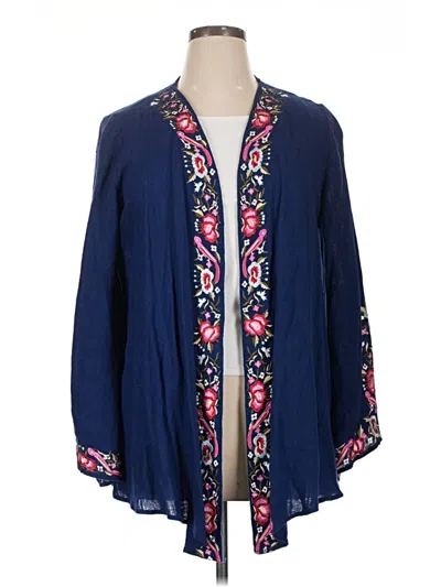 Pre-owned Market & Spruce Kimono In Blue