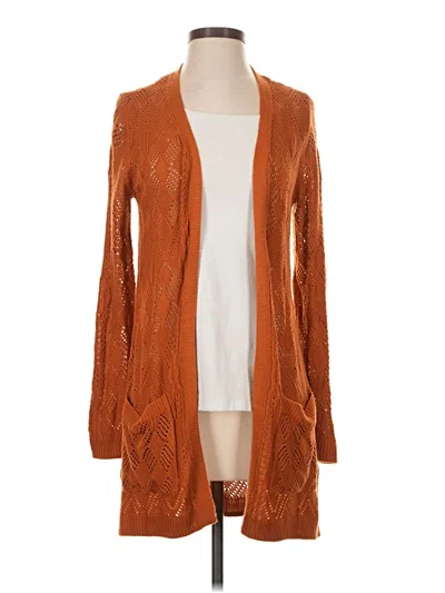 Pre-owned Market & Spruce Kimono In Orange